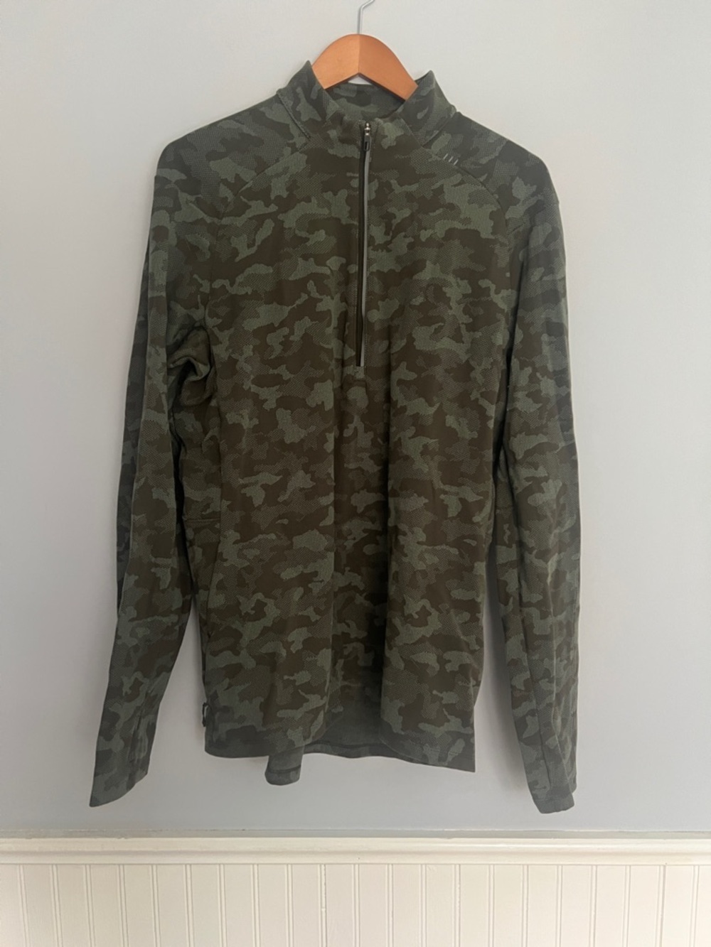 Lululemon Surge Warm 1/2 Zip Jacquard Size XL